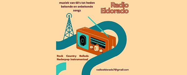 Muziek uit de golden oldies 60's 70's Engels, Nederlands, Duits, Frans. Hoofdzakelijk rustige muziek. Radio Eldorado